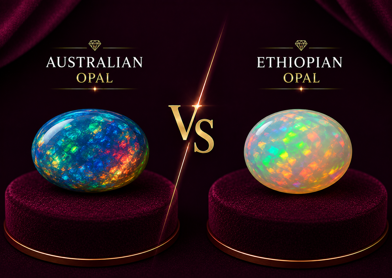 Australian Opal vs Ethiopian Opal