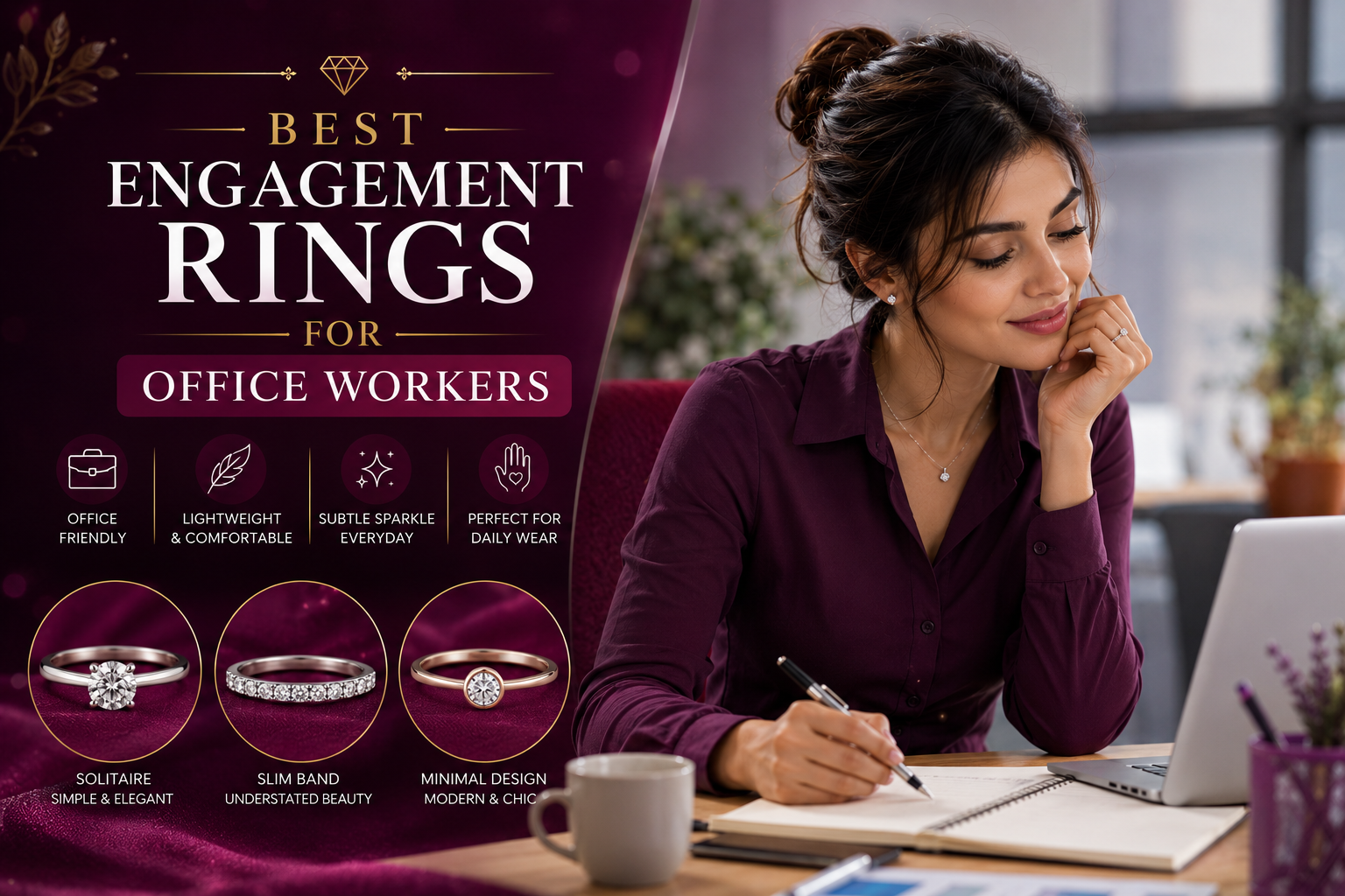 Best Engagement Rings for Office Workers