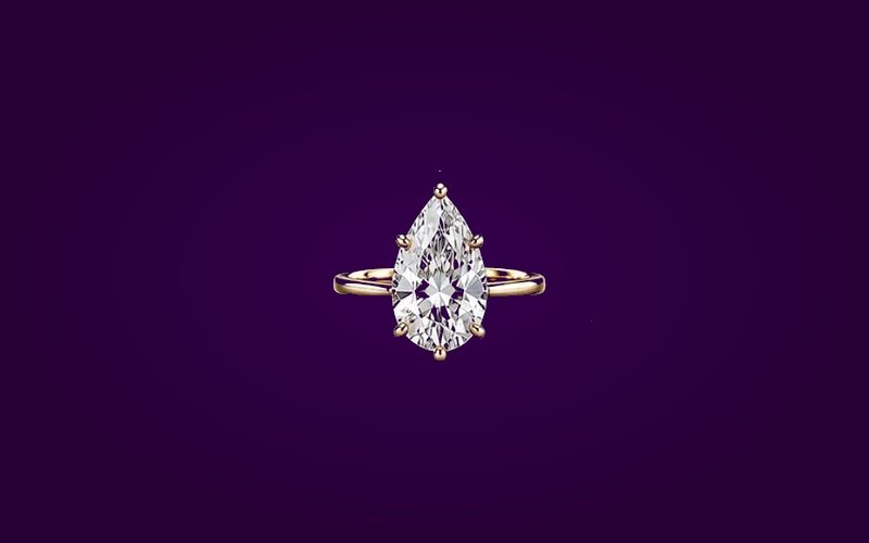 Pear diamond shape