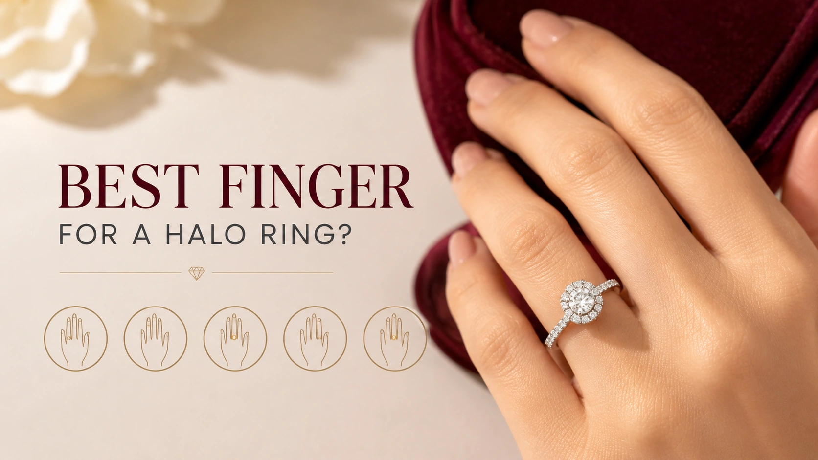 Best finger to wear a halo ring