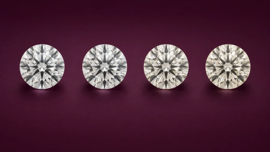 G H I and J diamond color comparison for engagement ring value