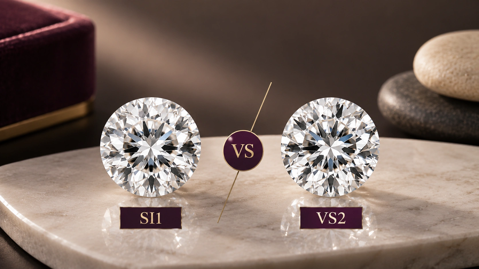 SI1 vs VS2 diamond clarity comparison