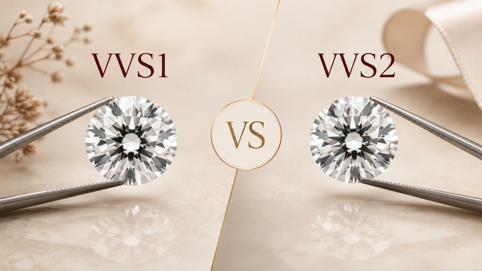 VVS1 vs VVS2 diamond clarity comparison