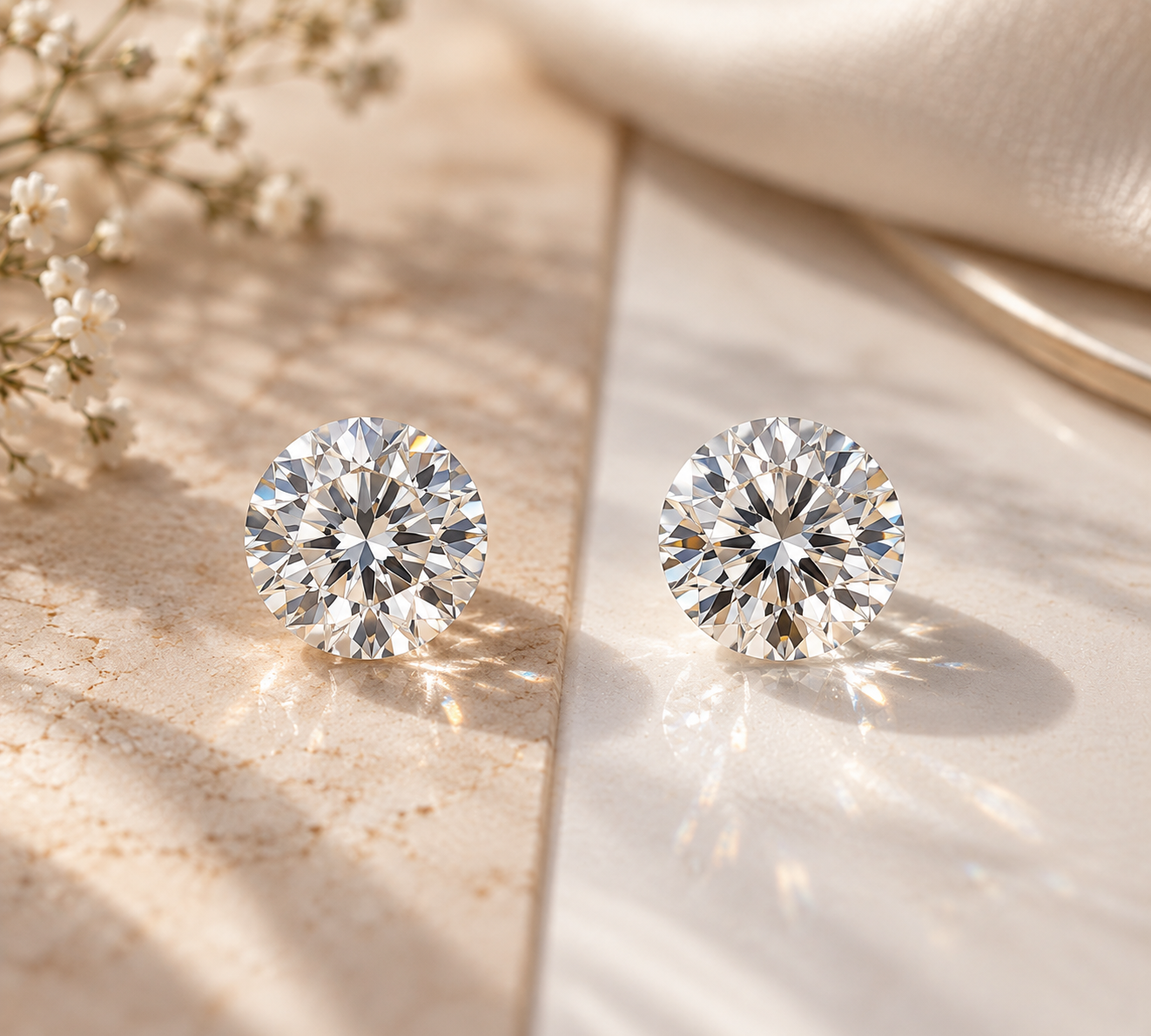 Natural and lab-grown diamonds comparison