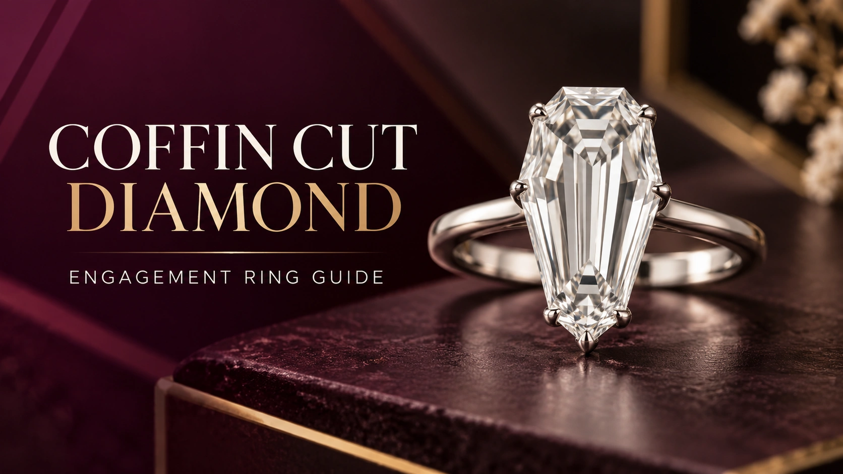 Coffin cut diamond engagement ring for choosing the right diamond